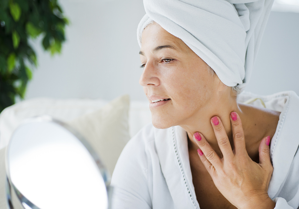 Mature woman and body care Neck Lift in Phoenix, AZ